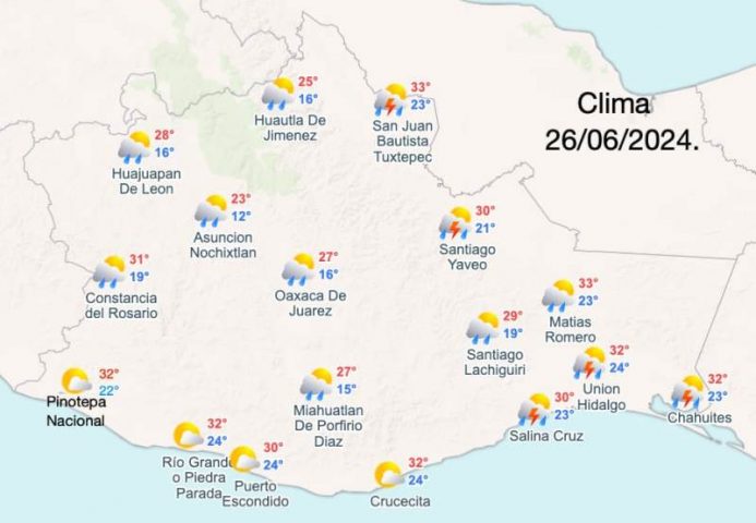 LLUVIAS PUNTUALES INTENSAS EN SONORA, CHIHUAHUA, PUEBLA, VERACRUZ, OAXACA Y CHIAPAS.- clamorsocial.com