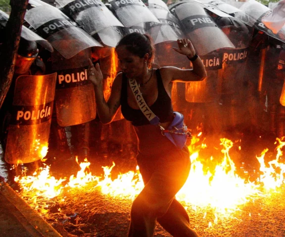 Así se ven las protestas en Venezuela. Foto de internet: https://www.larepublica.co