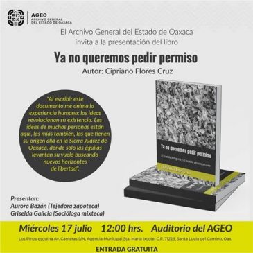 Libro: YA NO QUEREMOS PEDIR PERMISO .- clamorsocial.com