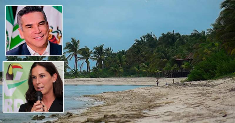 Alito tiene su playa privada en Campeche, Semarnat dio facultades para explotarla.clamorsocial