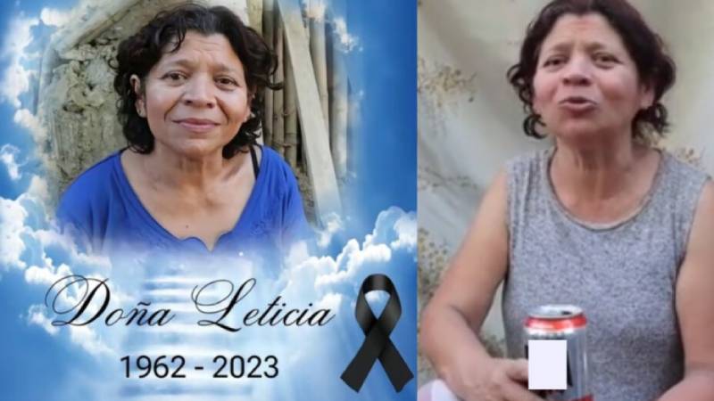 Internautas dan condolencia familiares de doña Lety, tras publicaciones sobre su fallecimiento.clamorsocial