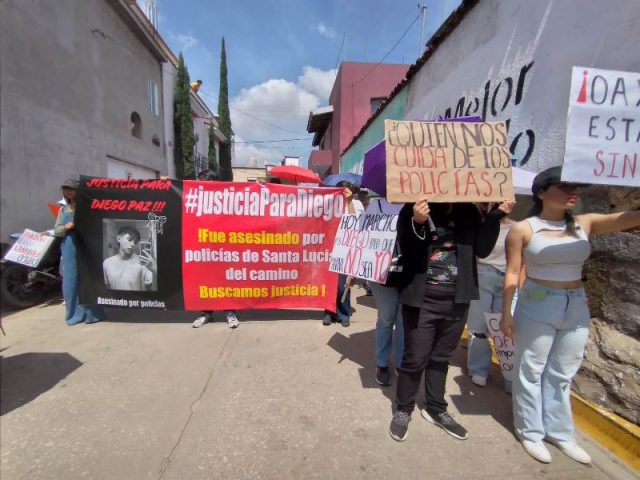 Marchan exigiendo justicia por el asesinato de Diego.- clamorsocial.com