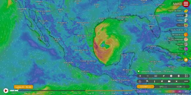 LLUVIAS PUNTUALES INTENSAS EN NUEVO LEÓN, PUEBLA, GUERRERO, OAXACA Y CHIAPAS.
