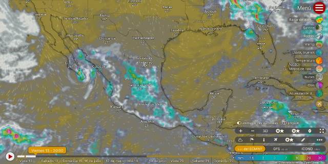 LLUVIAS PUNTUALES MUY FUERTES EN OAXACA Y CHIAPAS.