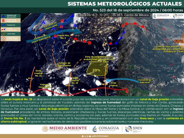 LLUVIAS INTENSAS EN OAXACA, CHIAPAS Y VERACRUZ