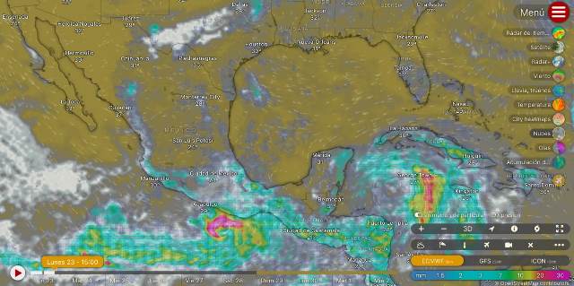 LA TORMENTA TROPICAL JOHN PRODUCIRÁ LLUVIAS EXTRAORDINARIAS EN OAXACA.