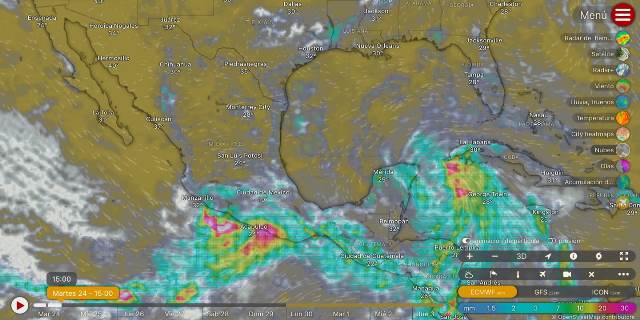 JOHN ORIGINARÁ LLUVIAS EXTRAORDINARIAS EN GUERRERO Y OAXACA.