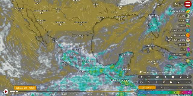 LLUVIAS TORRENCIALES EN VERACRUZ, TABASCO, OAXACA Y CHIAPAS.