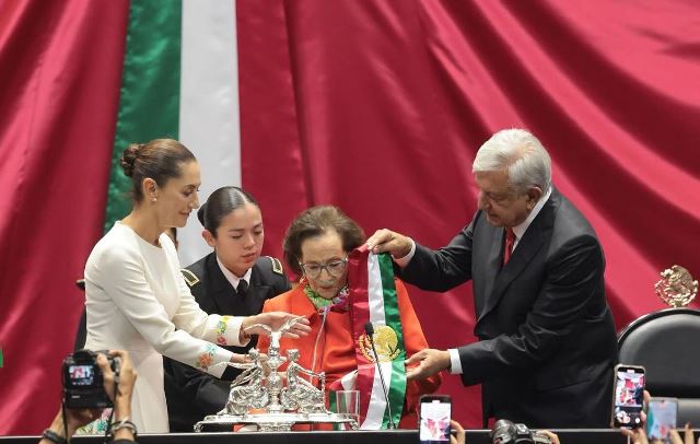 ”Tras 503 años, las mujeres llegaron a conducir el destino de la nación” Claudia Sheinbaum, Primera Presidenta Constitucional de México