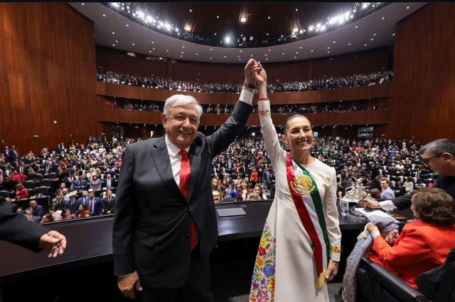 ”Tras 503 años, las mujeres llegaron a conducir el destino de la nación” Claudia Sheinbaum, Primera Presidenta Constitucional de México