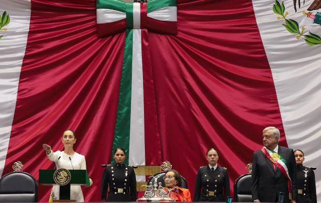 ”Tras 503 años, las mujeres llegaron a conducir el destino de la nación” Claudia Sheinbaum, Primera Presidenta Constitucional de México