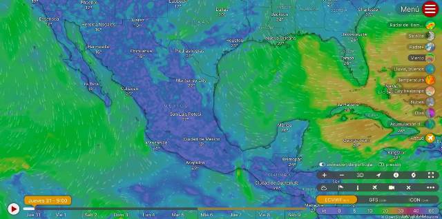 LLUVIAS PUNTUALES MUY FUERTES EN GUERRERO, OAXACA, CHIAPAS Y VERACRUZ.