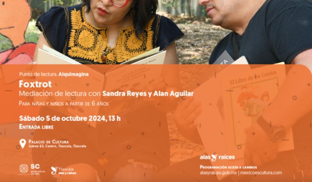 El Punto de Lectura Alquimagina se ubica en el Palacio de Cultura en Tlaxcala, sede de la Secretaría de Cultura federal.