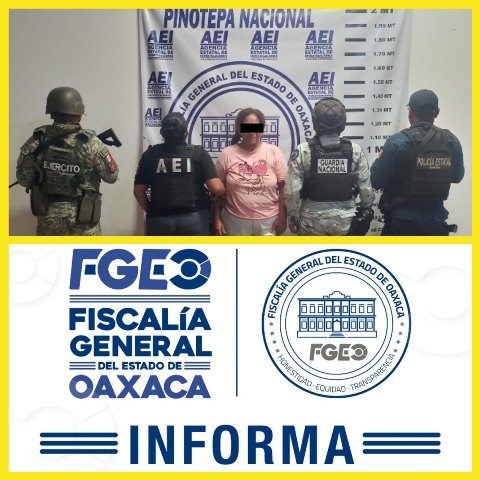 Tras detención en operativo en la Costa, Fiscalía de Oaxaca presenta ante Ministerio Público a ex edil de Mártires de Tacubaya por delitos contra la salud