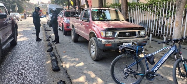 Policía Vial exhorta a evitar estacionarse en zonas prohibidas