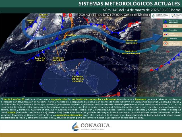 CONTINÚA ONDA DE CALOR Y ESCASA POSIBILIDAD DE LLUVIAS EN EL PAÍS, EXCEPTO EL NOROESTE.