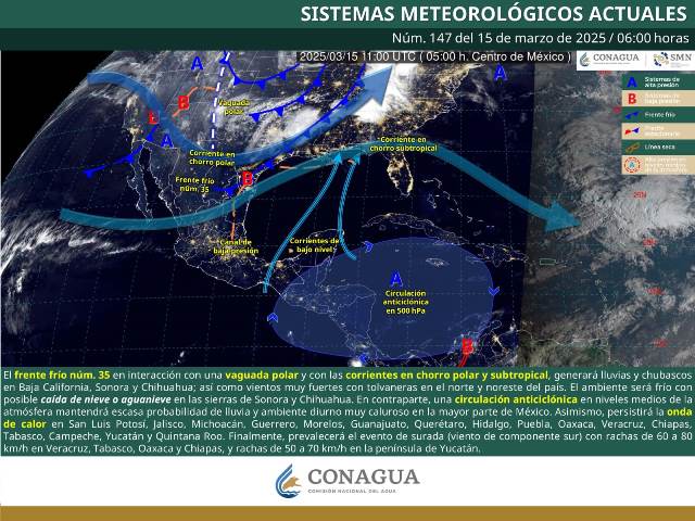 CONTINÚA LA ONDA DE CALOR EN LA MAYOR PARTE DEL PAÍS.