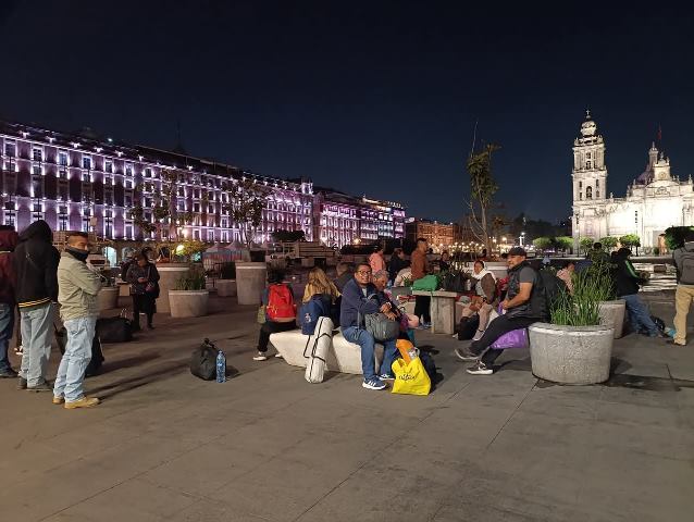 Sección XXII inciia plantón en la CDMX.- clamorsocial.com