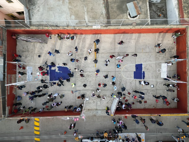 Tequio Vecinal transforma espacios públicos; llegó este sábado a la colonia Presidentes de México en Pueblo Nuevo.- clamorsocial.com