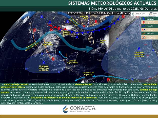 INTERVALOS DE CHUBASCOS EN OAXACA Y CHIAPAS.- clamorsocial.com