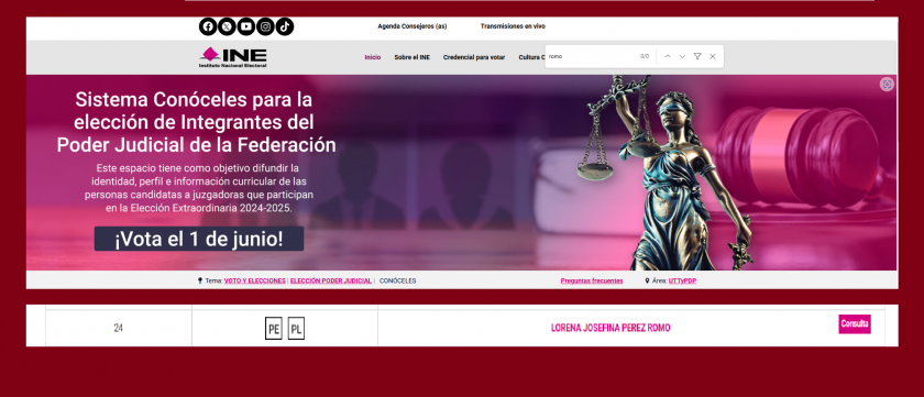 Lorena Josefina Pérez Romo candidata a ministra de la SCJN, visita el estado de Oaxaca.-clamorsocial.com #Vota24 #24horas contigo