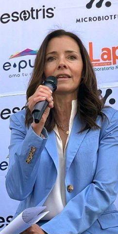 Claudia Olivares, directora general de la Carrera del Día del Padre.