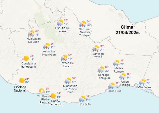 LLUVIAS PUNTUALES FUERTES EN EL NORESTE, ORIENTE Y SURESTE DE MÉXICO.