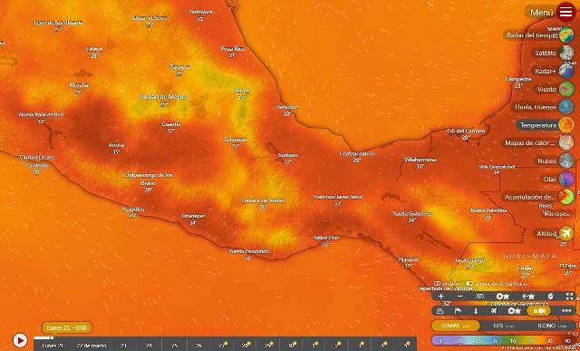 LLUVIAS PUNTUALES FUERTES EN EL NORESTE, ORIENTE Y SURESTE DE MÉXICO.