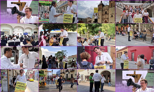 Carlos Odriozola candidato a ministro de la SCJN, visita Oaxaca.- clamorsocial.com