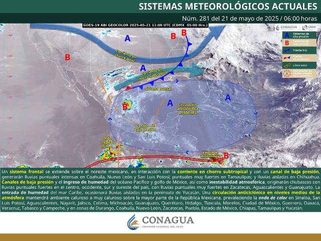 LLUVIAS PUNTUALES FUERTES EN GU8ERRERO, CHIAPAS Y OAXACA.- clamorsocial.com