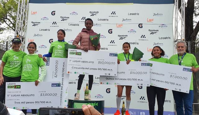 DIEGO GARCÍA BÁRCENAS Y AMARE SHEWARGE ALENE CONQUISTARON LA 43 CARRERA DEL DÍA DEL PADRE.- CLAMORSOCIAL.COM