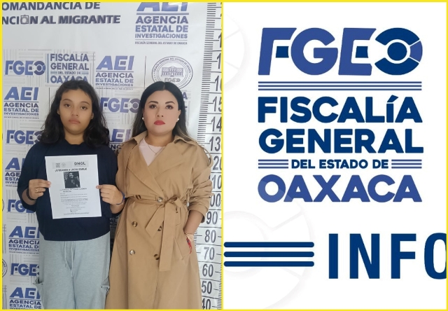 Fiscalía de Oaxaca, en coordinación con la Comisión Estatal de Búsqueda, localizan a adolescente reportada como desaparecida en el Istmo de Tehuantepec.- clamorsocial.com