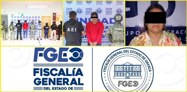 Fiscalía de Oaxaca, DEFENSA, SEMAR, GN y SSPC capturan a dos personas clave dentro de estructura criminal de célula delictiva en Juchitán de Zaragoza.- clamorsocial.com