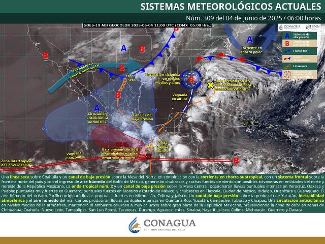 LLUVIAS PUNTUALES INTENSAS EN OAXACA Y CHIAPAS.- clamorsocial.com