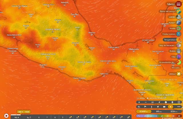 LLUVIAS PUNTUALES INTENSAS EN OAXACA Y CHIAPAS.- clamorsocial.com