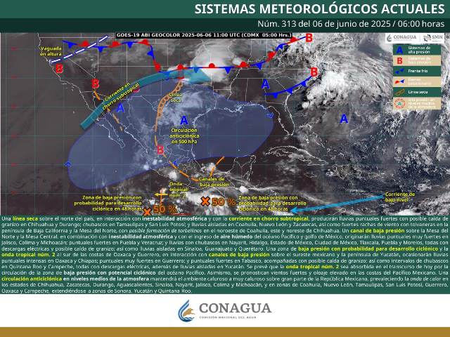 LLUVIAS PUNTUALES INTENSAS EN OAXACA Y CHIAPAS.- clamorsocial.com