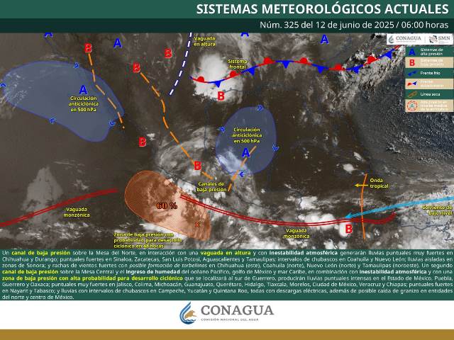 LLUVIAS PUNTUALES INTENSAS EN PUEBLA, GUERRERO Y OAXACA.- clamorsocial.com