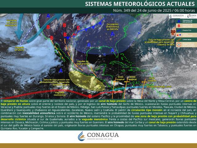 SE MANTENDRÁ EL TEMPORAL DE LLUVIAS EN GRAN PARTE DEL TERRITORIO NACIONAL.- CLAMORSOCIAL.COM
