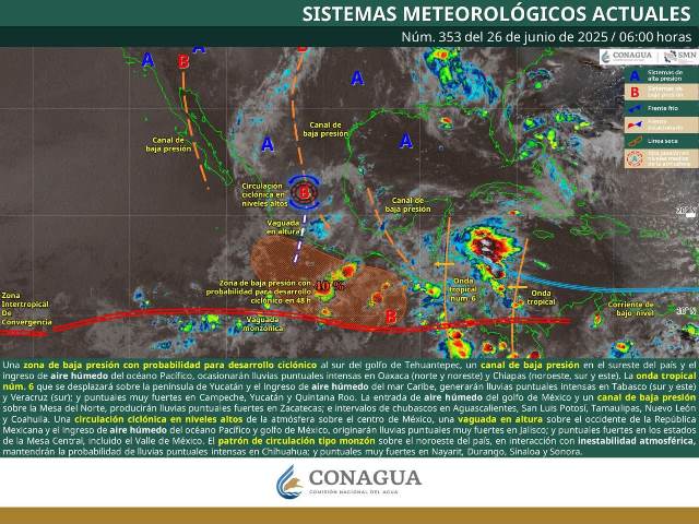 Se mantienen condiciones de inestabilidad atmosférica en gran parte de Oaxaca.- clamorsocial.com
