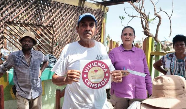 Censo de Bienestar Casa por Casa para evaluar las afectaciones a viviendas, cultivos y comercios.