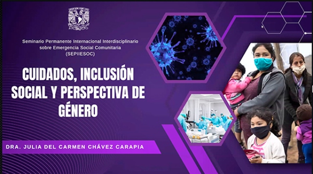 Hay que ver el trabajo de cuidados como un derecho social, sugirió Chávez Carapia