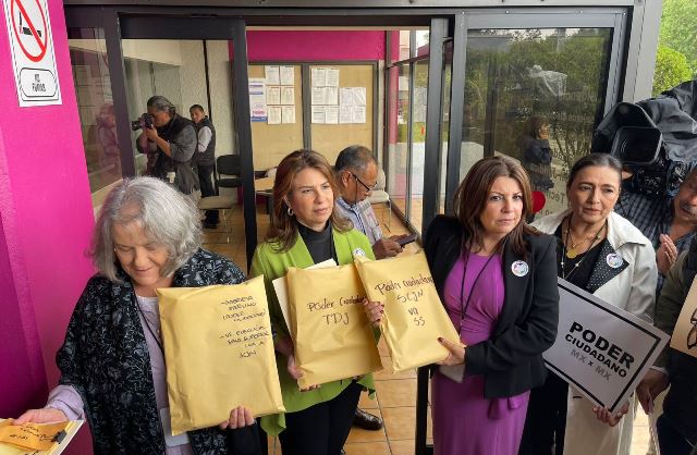 Entrega de los recursos de impugnación en el INE.