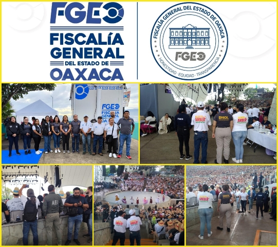 Fiscalía de Oaxaca brinda atención integral durante las festividades de la Guelaguetza 2025; localizan a dos personas extraviadas.- clamorsocial.com