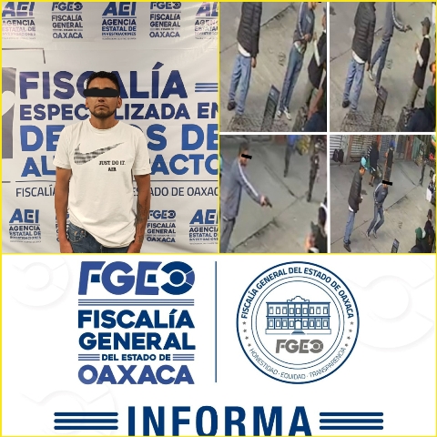 Fiscalía de Oaxaca detiene a J.F.R.C., alias “El Chucky”, quien habría disparado y causado la muerte a una persona en la Central de Abasto.- CLAMORSOCIAL.COM