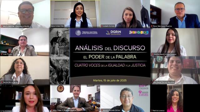 TEPJF analiza el poder de la palabra de cuatro voces históricas en favor de la igualdad y la justicia