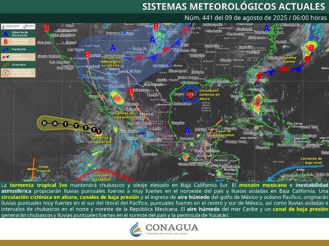 SE PREVÉN LLUVIAS PUNTUALES MUY FUERTES EN SONORA, GUERRERO Y OAXACA.- clamorsocial.com