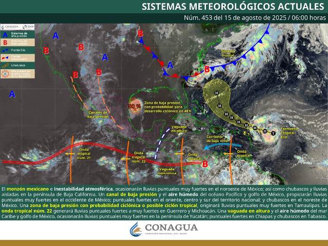 LLUVIAS PUNTUALES FUERTES EN GUERRERO, OAXACA Y CHIAPAS.- clamorsocial.com