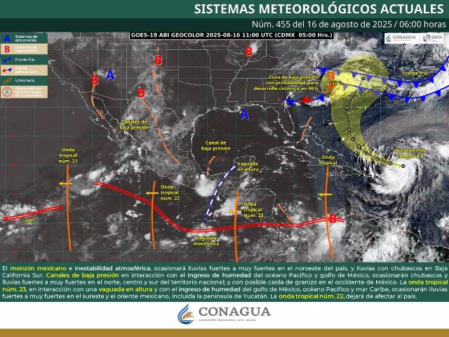 LLUVIAS MUY FUERTES EN OAXACA Y CHIAPAS.- clamorsocial.com