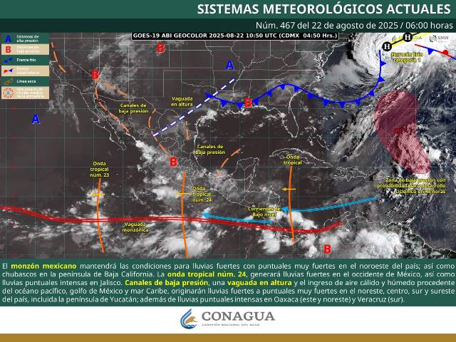 LLUVIAS INTENSAS EN ZONAS DE JALISCO, OAXACA Y VERACRUZ.- CLAMORSOCIAL.COM