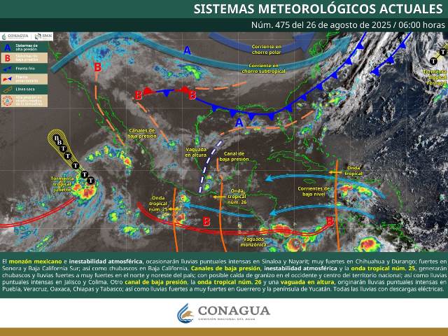 LLUVIAS INTENSAS EN ZONAS DE PUEBLA, VERACRUZ, OAXACA, Y CHIAPAS.- CLAMORSOCIAL.COM